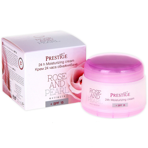 Крем увлажняющий 24 часа SPF 15 Vip's Prestige Rose@Pearl Роза Импекс 50 ml