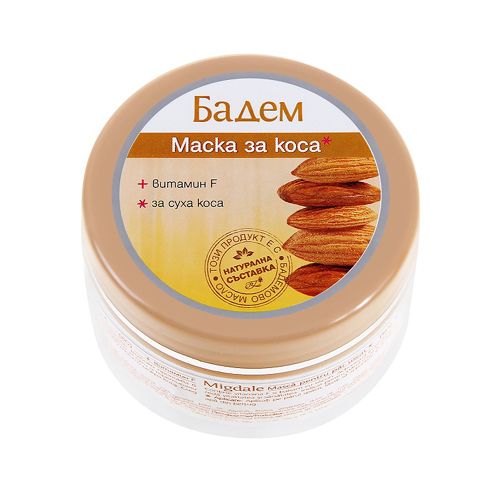 Маска с витамином F для сухих волос Бадем (миндаль) Роза Импекс 250 ml