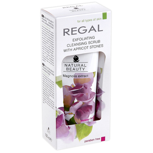 Скраб абразивный очищающий для всех типов кожи Regal Naturel Beauty Роза Импекс 100 ml