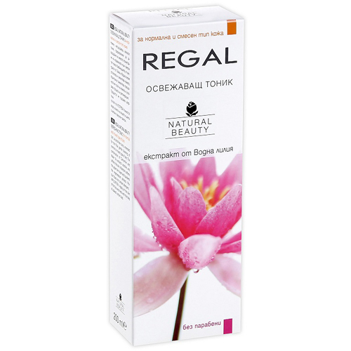 Тоник освежающий с экстрактом Ромашки и Водяной Лилии Regal Naturel Beauty Роза Импекс 200 ml