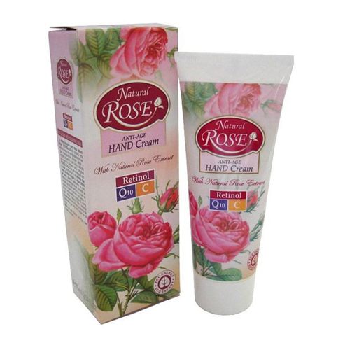 Интенсивный крем для рук Anti-Age Natural Rose Q10 45+ Arsy Cosmetics 75 ml