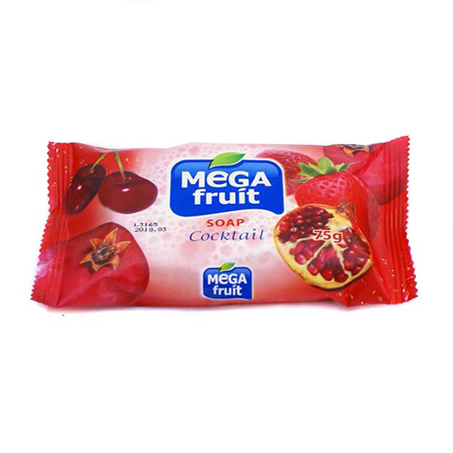 Мыло натуральное Megafruit красный коктейль 75 gr