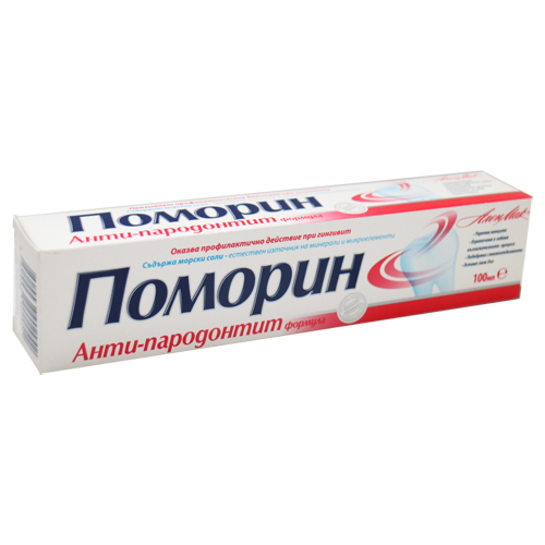 Паста зубная anti parodontosis Pomorin Ален Мак 100 ml