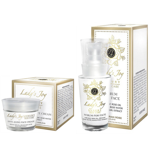 Сыворотка для лица Lady`s Joy Luxury 30 ml + Крем для лица против старения Lady`s Joy Luxury 50 ml