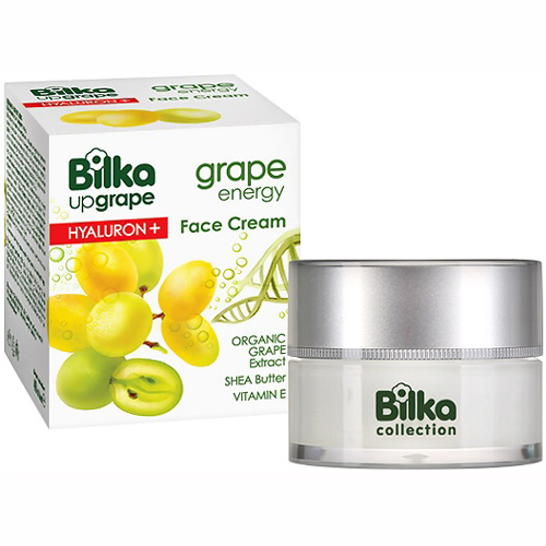 Интенсивный увлажняющий крем для лица с белым виноградом Grape Energy Hyaluron + Билка 40 ml