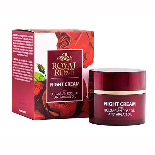 Питательный ночной крем для лица с розовым маслом Royal Rose 50 ml