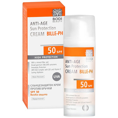 Солнцезащитный крем против старения кожи с SPF 50 БИЛЕ-РН Боди-Д 30 ml