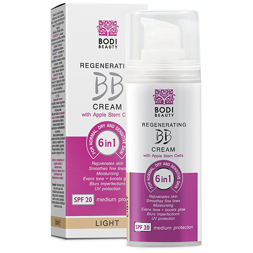 Регенерирующий BB крем 6 в 1 для нормальной, сухой и чувствительной кожи Light 1 Боди-Д 30 ml