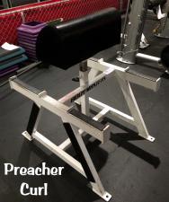 Standing Preacher Curl Bench Used