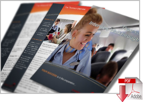 Thomson Airways Cabin Crew Interview Cheat Guide THO01