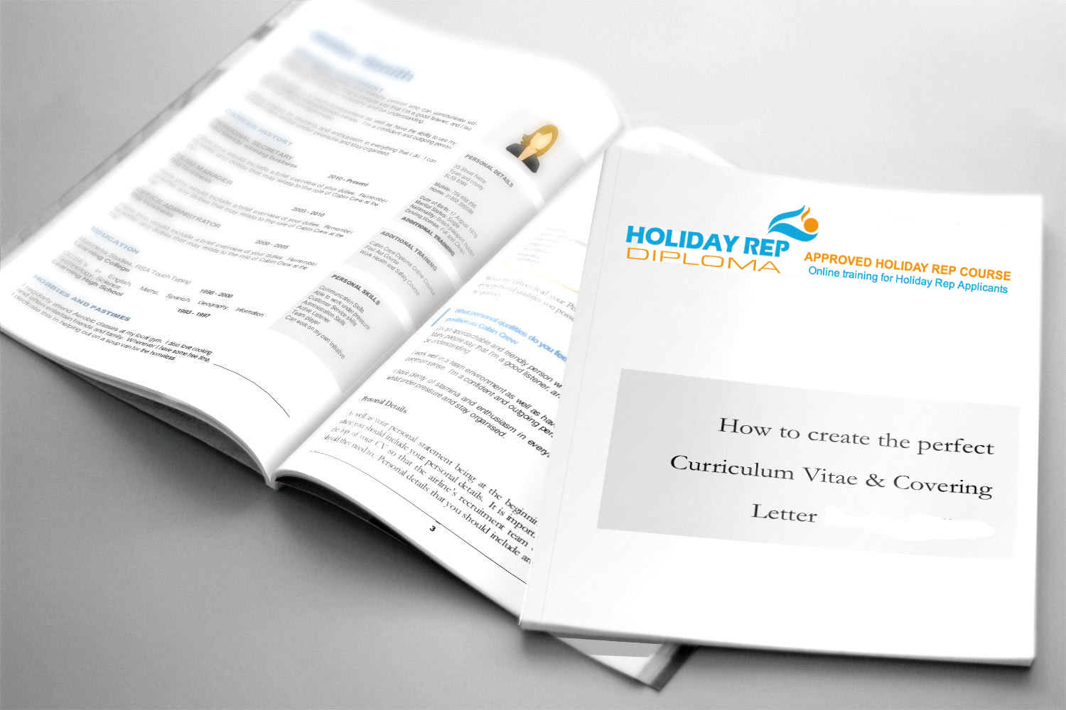 Holiday Rep perfect CV and Covering Letter Cheat Guides REP0010
