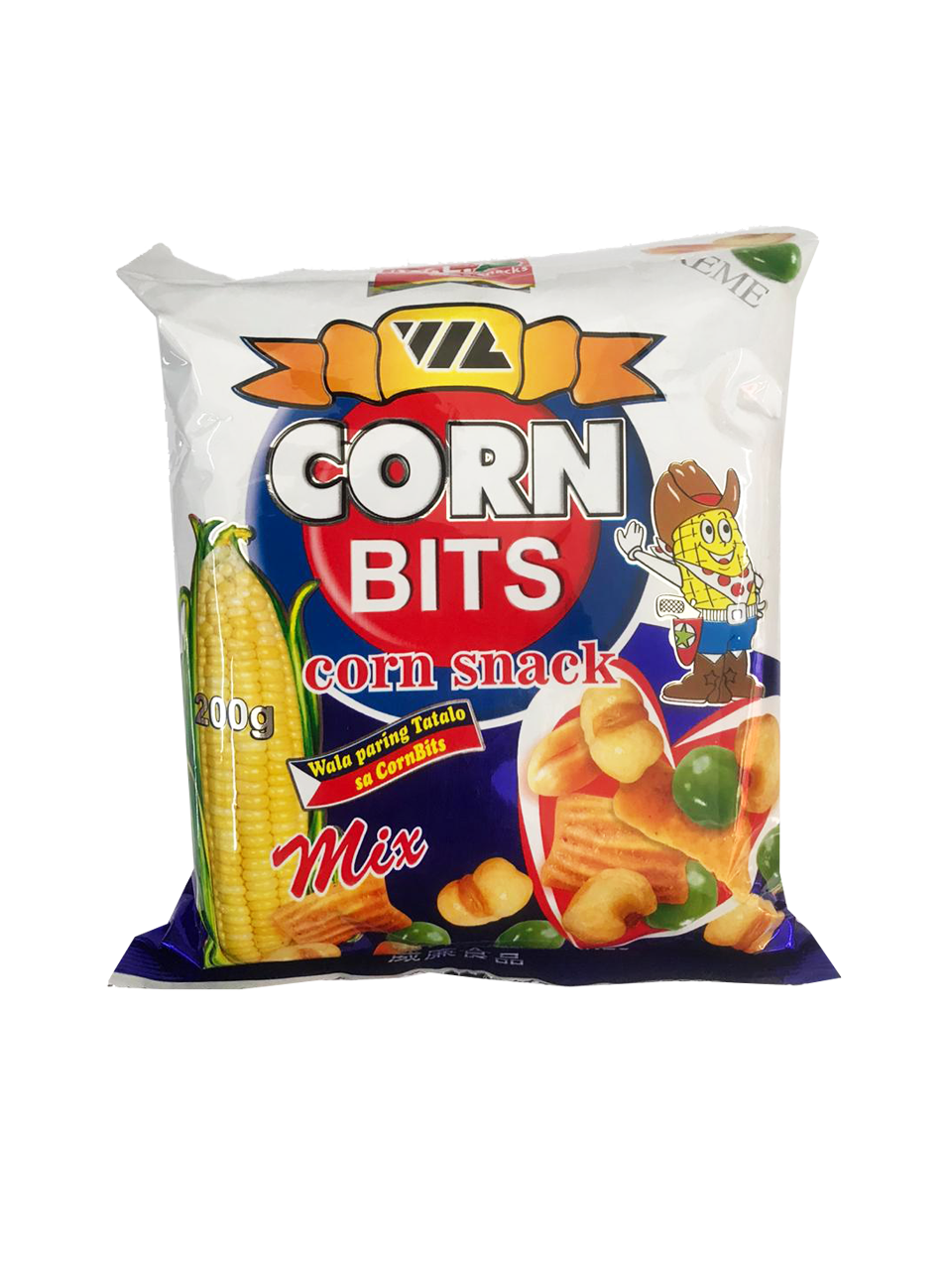WL Foods Corn Bits Corn Snack Mix 200g