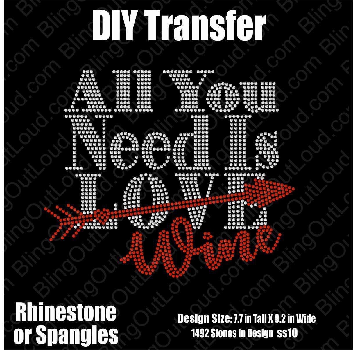 All You Need Is Love/Wine DIY Rhinestone Transfer AllYouNeedIsLove_DIY