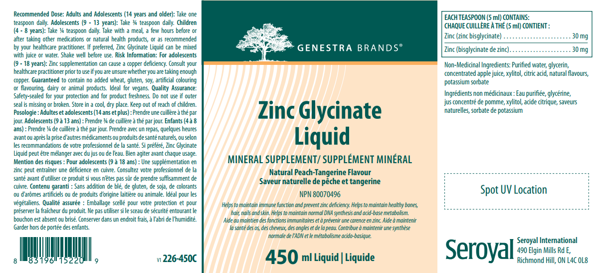 Zinc Glycinate Liquid