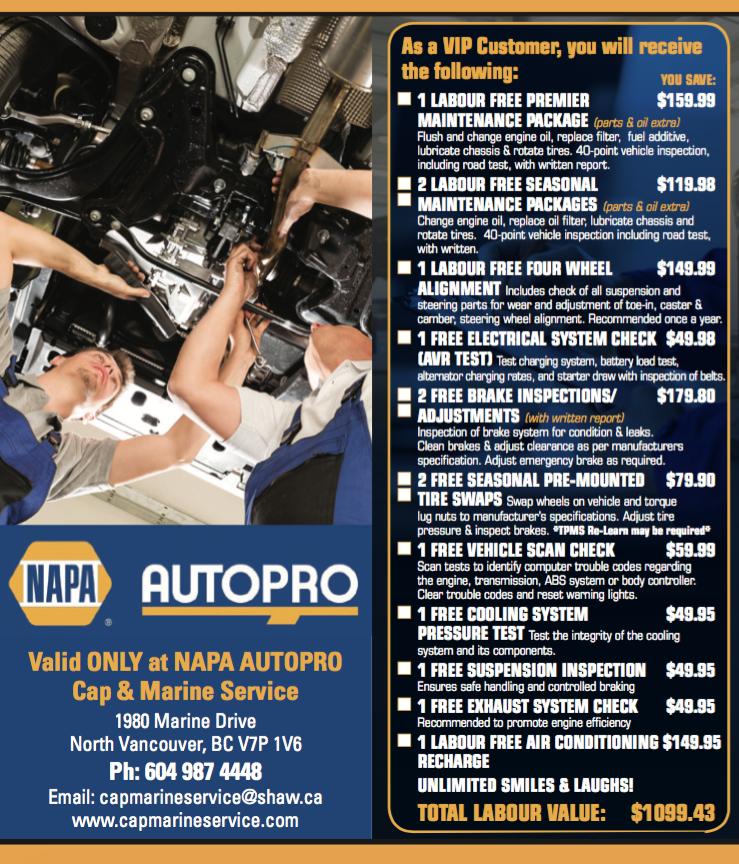 Napa Autopro Cap & Marine Service (North Vancouver) 0700