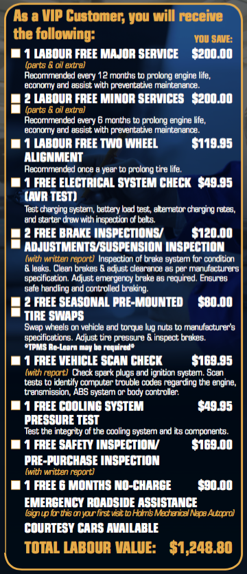 Holm's Mechanical Napa - Service