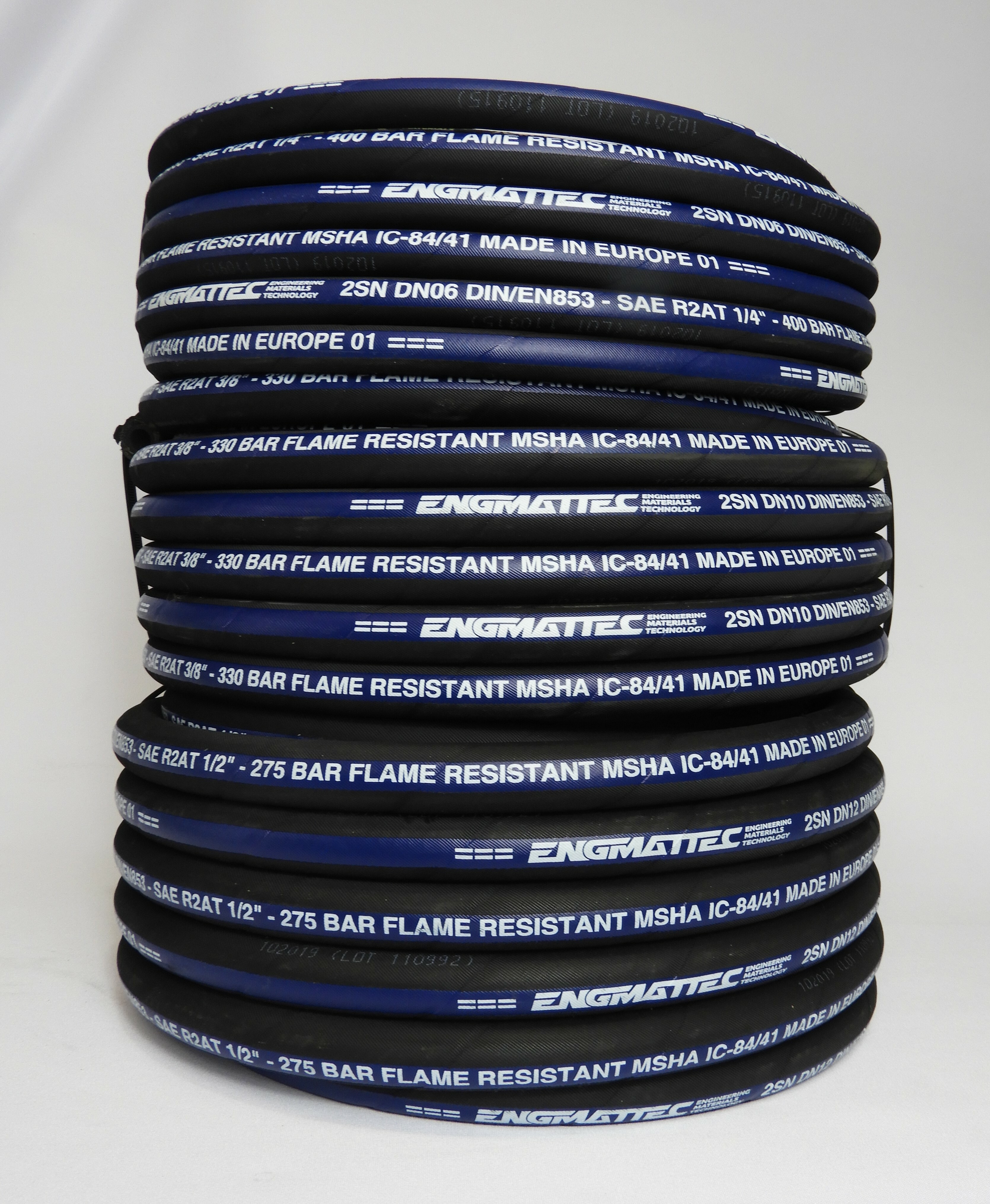 Hydraulic Hose 3//8/" 2 Wire Hose Assembly