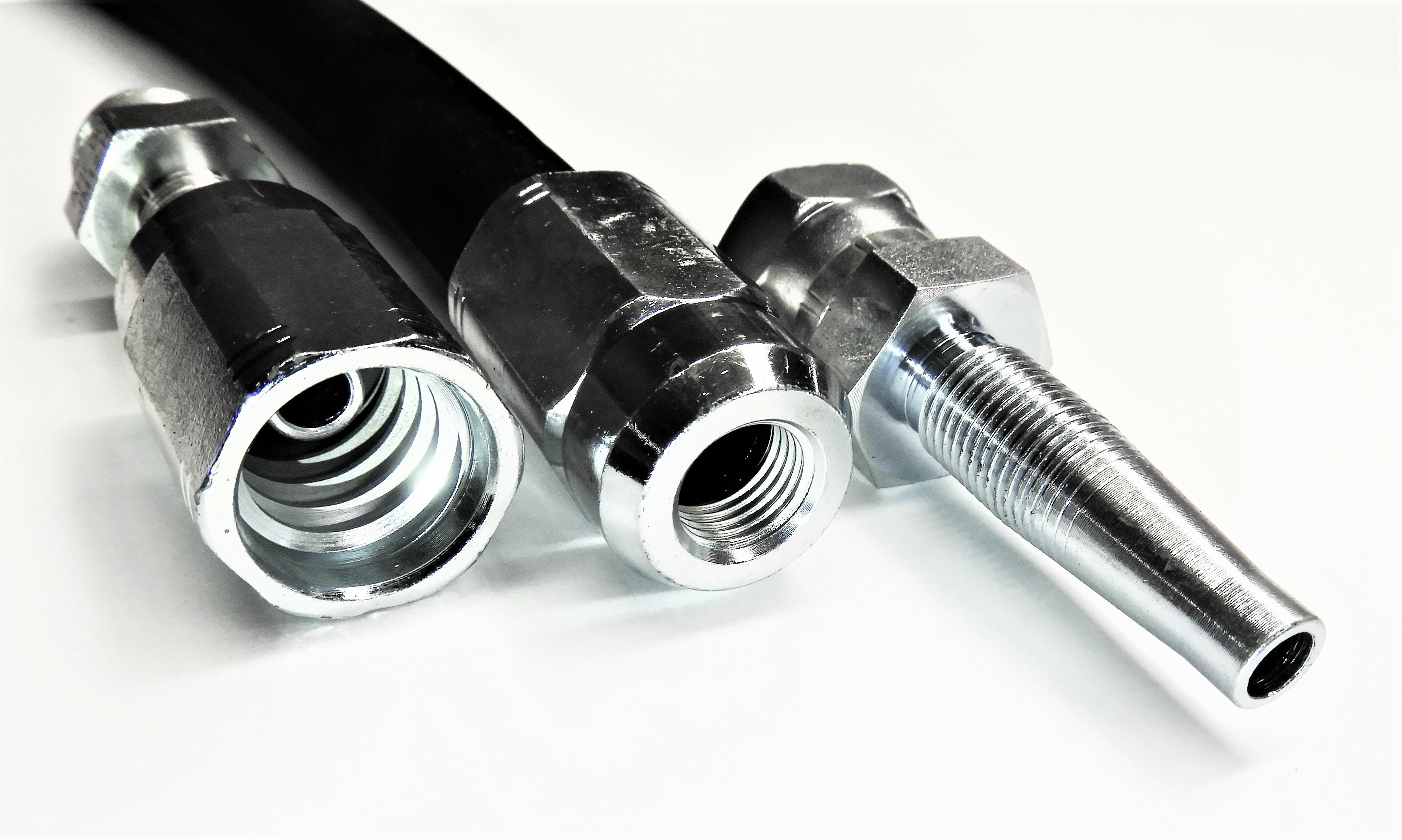 Reusable Hydraulic Hose Fittings JIC Male/Female 7/16",9/16",3/4", 7/8