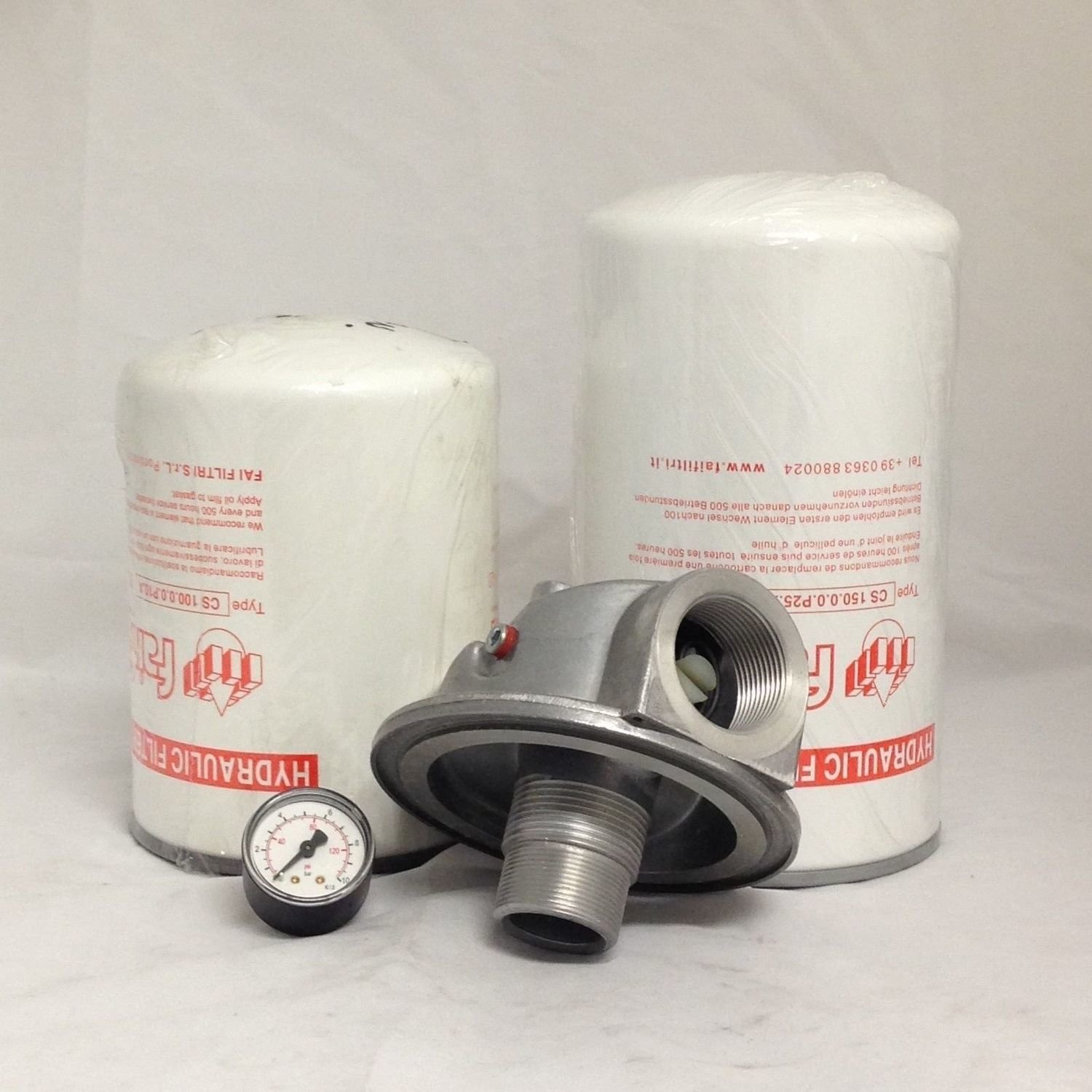 Hydraulic Oil Spin on Return Filter Assembly 11/4" BSP Ports 300Lt/Min