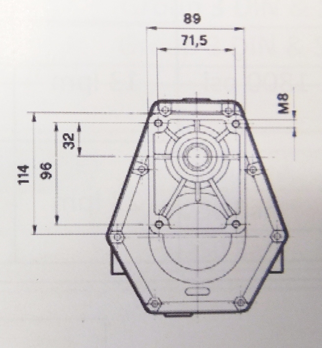 PTO SPEED INCREASE GEARBOX WITH HYDRAULIC PUMP ITALIAN MADE QUALITY UP