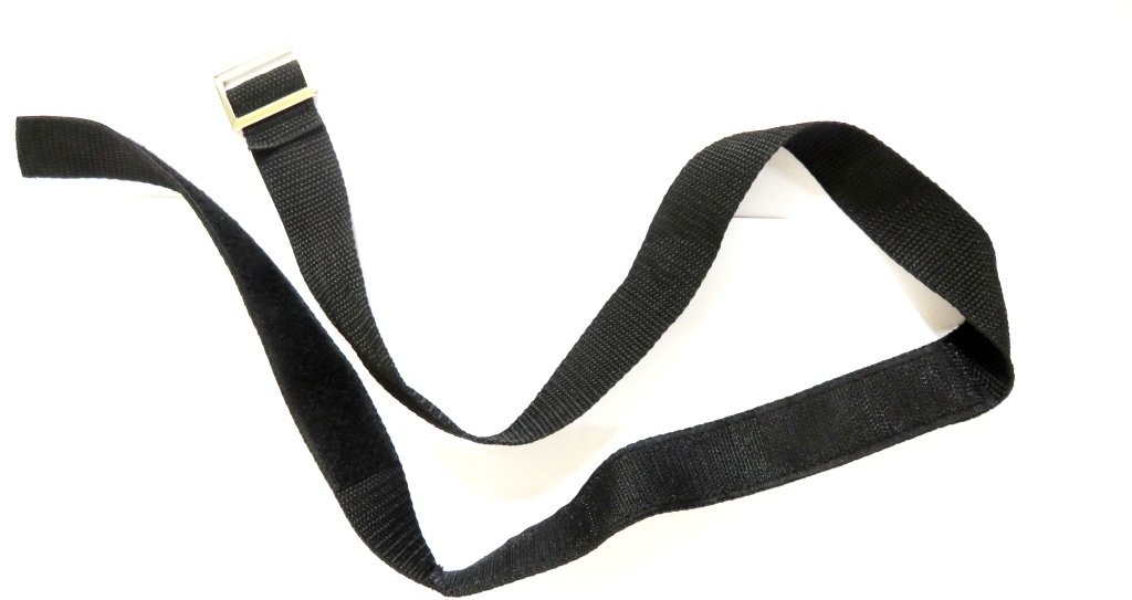 Lower bag strap Buckled Velcro strap 121
