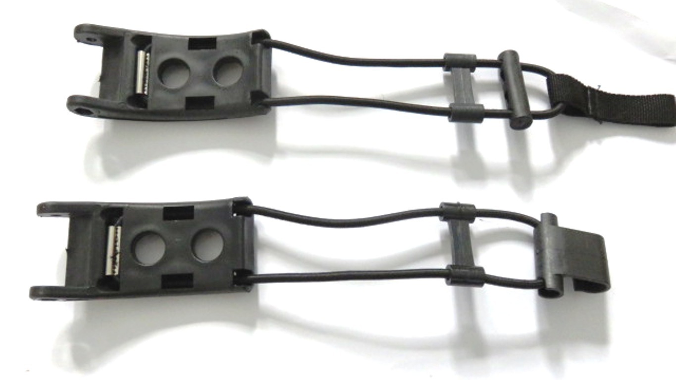 Left and Right pair of upper bag support elastics