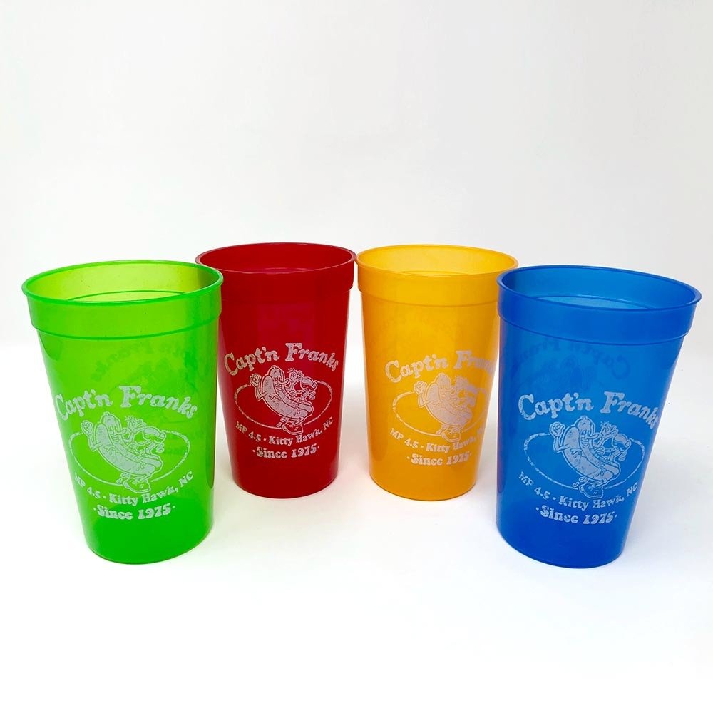 Capt'n Franks Party Cups- Packs of Four or Six 00016
