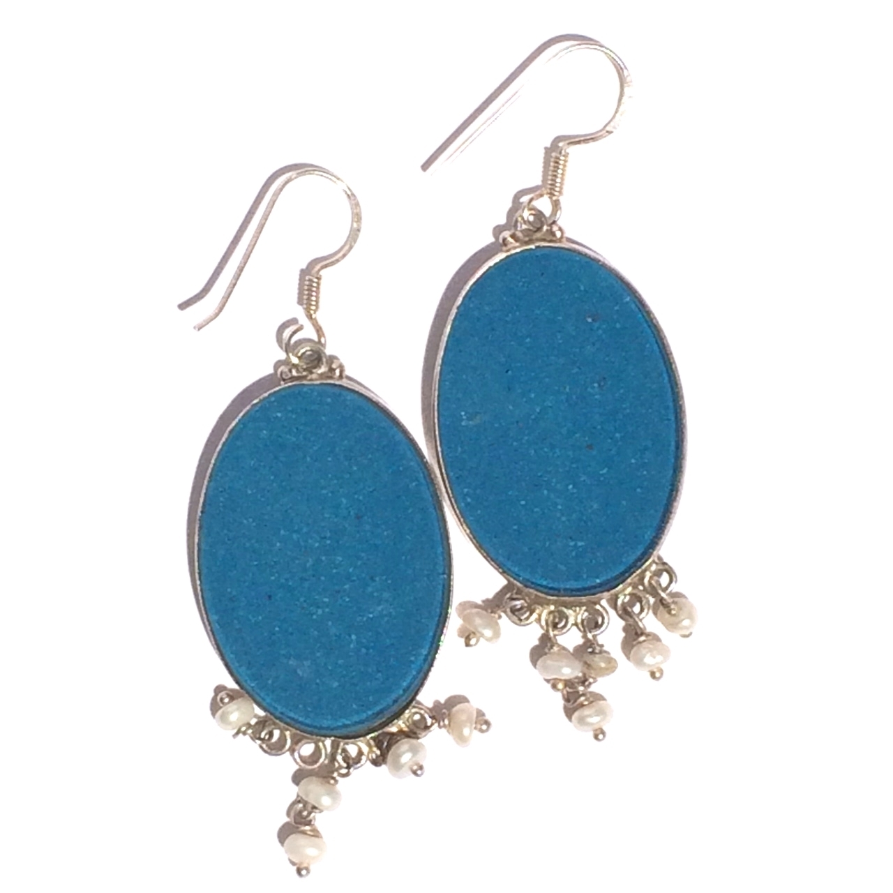 Tree of Life Sacred Geometry Earrings (turquoise) by Scalar Heart Collection