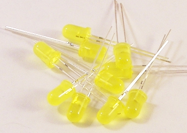 Yellow LEDs, 10 pack Yellow LEDs, 10 pack