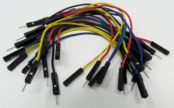 Jumper wires, 100mm F-F, M-M CGJUMPERS