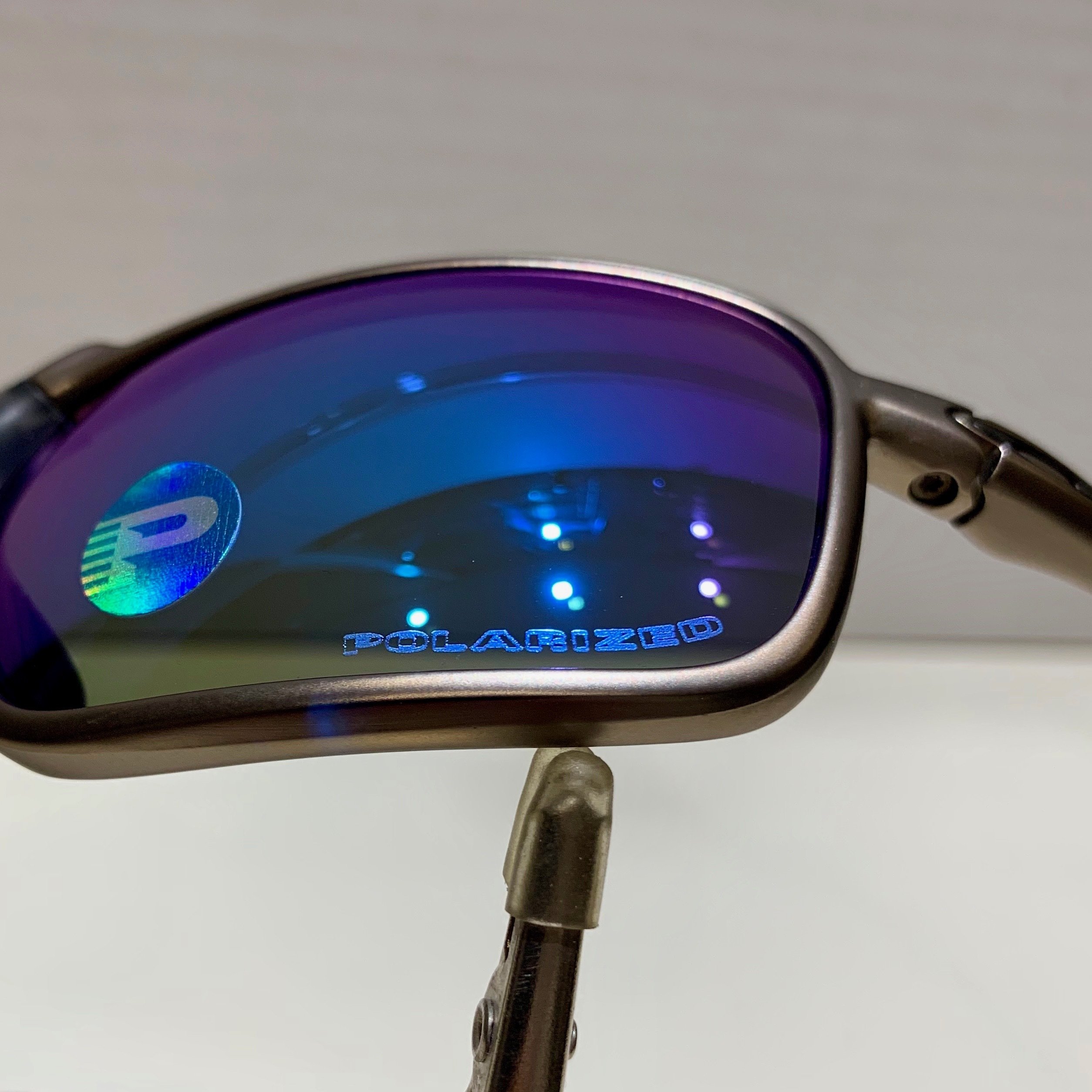 Oakley Badman - Plasma - Sapphire Iridium Polarized