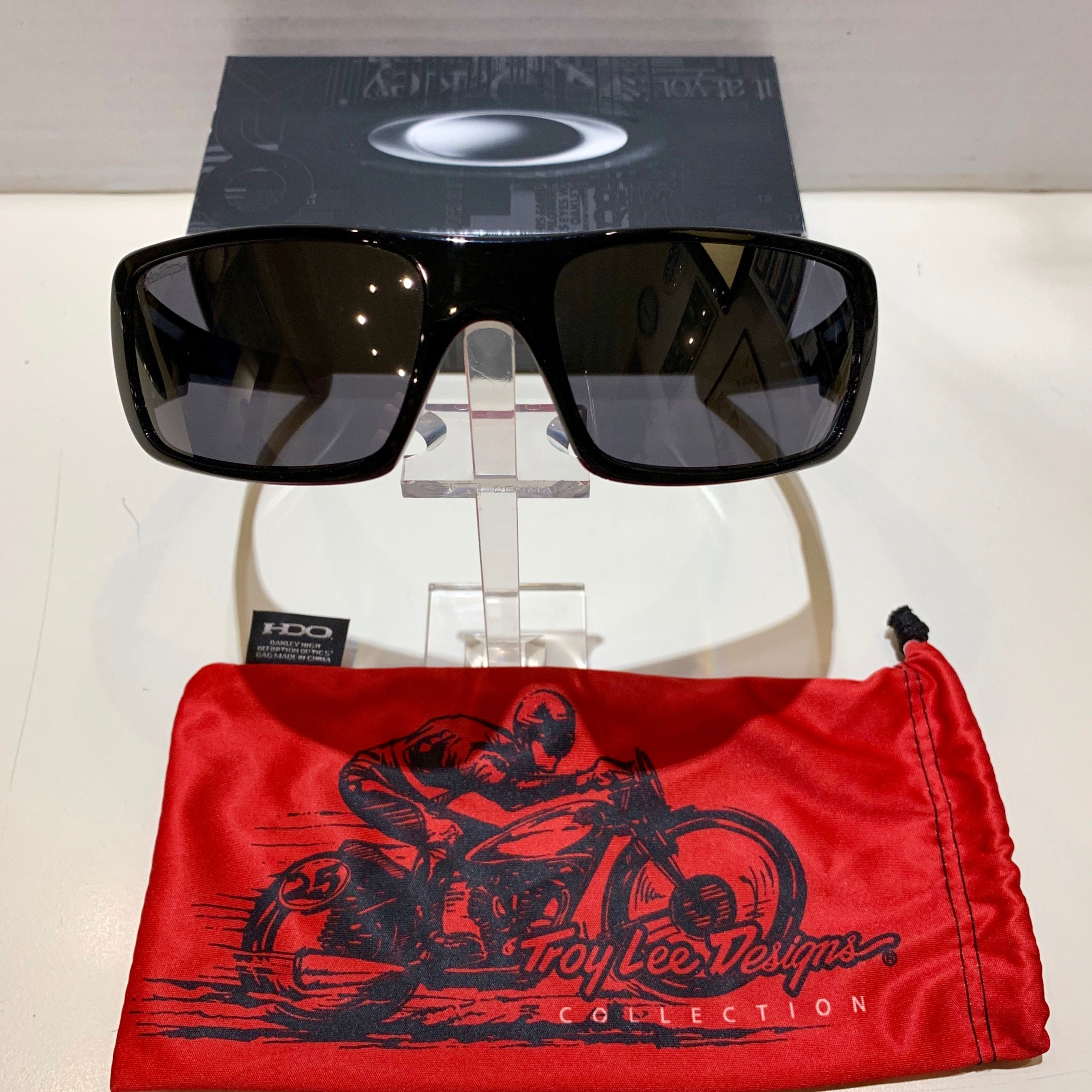 Oakley Crankshaft Troy Lee Design Collection - Polished Black - Black iridium 923918