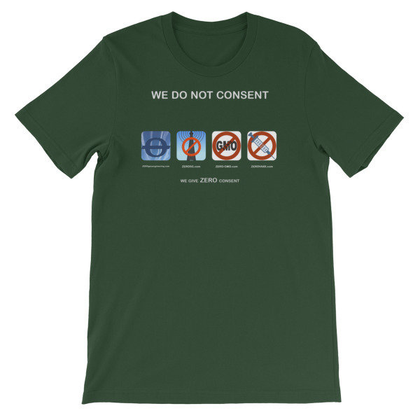 WE DO NOT CONSENT Z-sites 4x1 Short-Sleeve Unisex T-Shirt