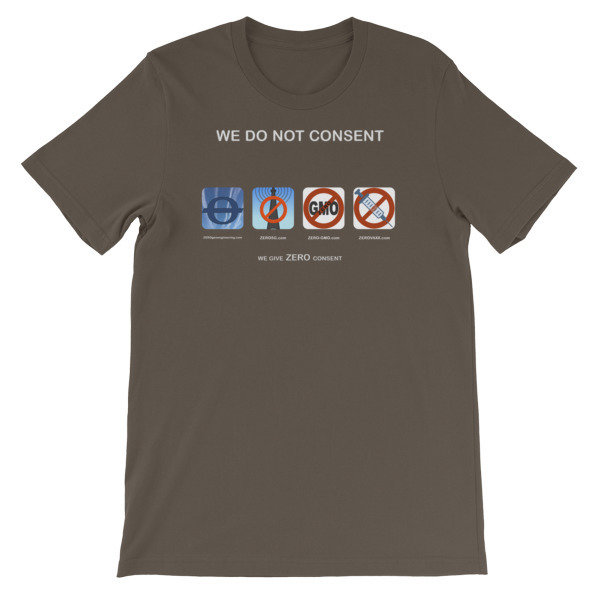 WE DO NOT CONSENT Z-sites 4x1 Short-Sleeve Unisex T-Shirt