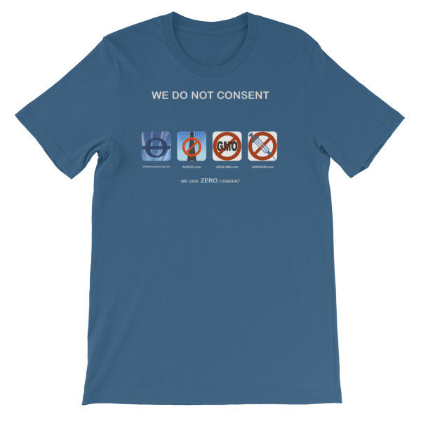 WE DO NOT CONSENT Z-sites 4x1 Short-Sleeve Unisex T-Shirt