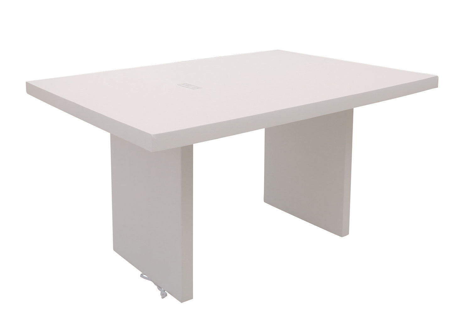 5' White Charging Conference Table 5219