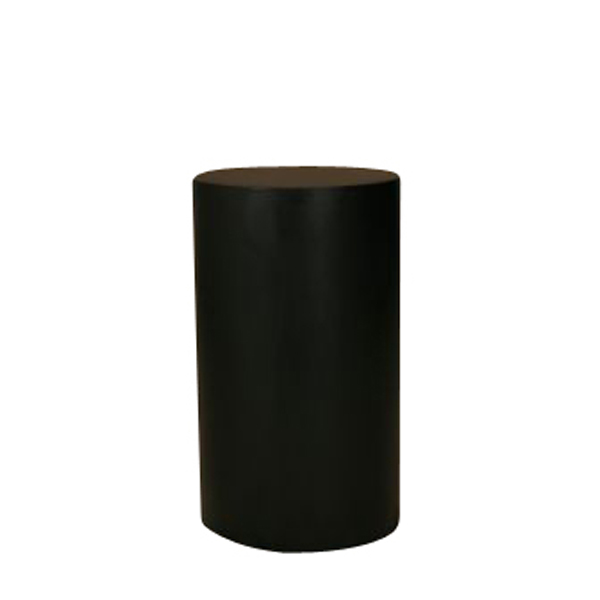 24x30 Black Round Pedestal 2602