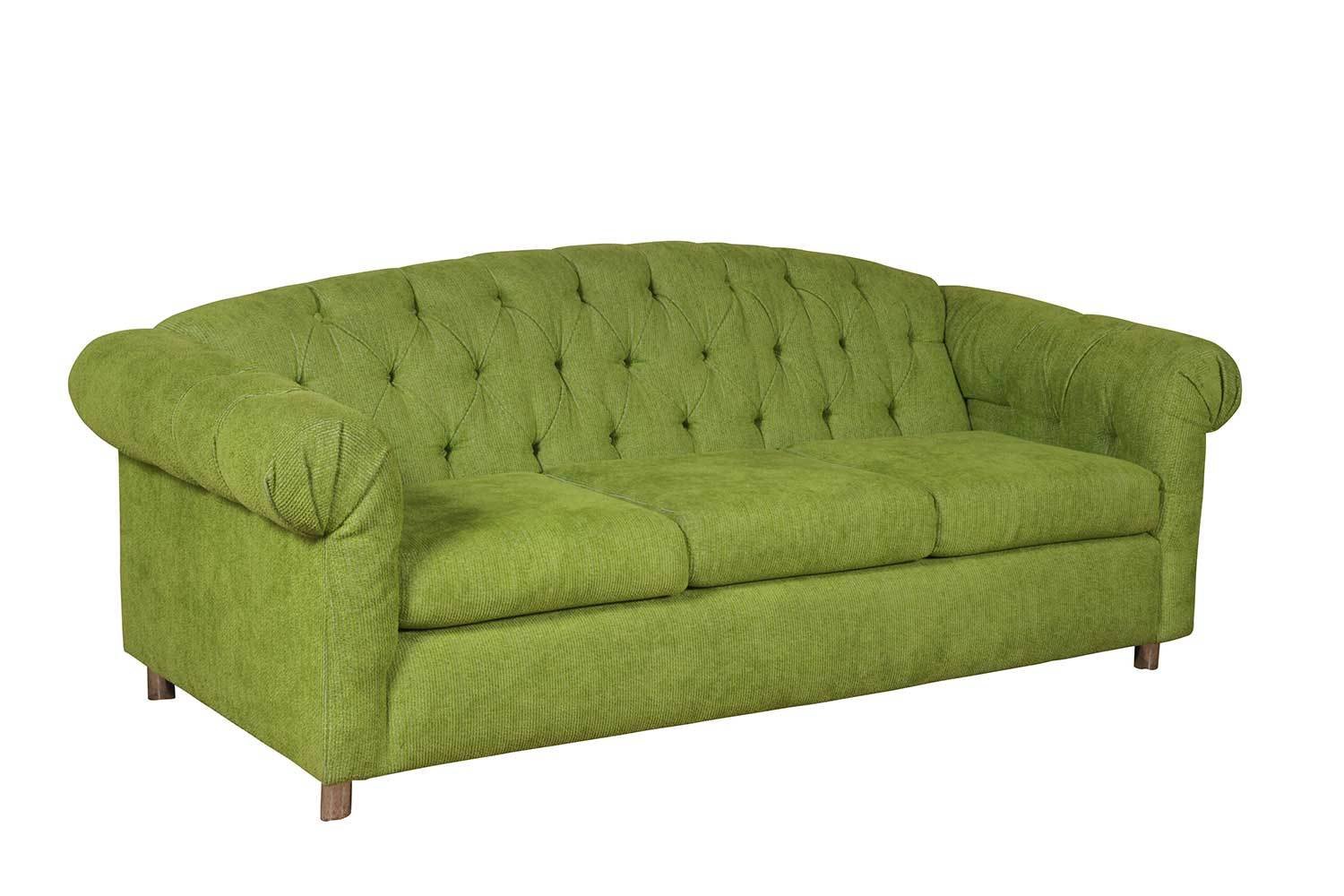 Lime Velour Sofa 1078
