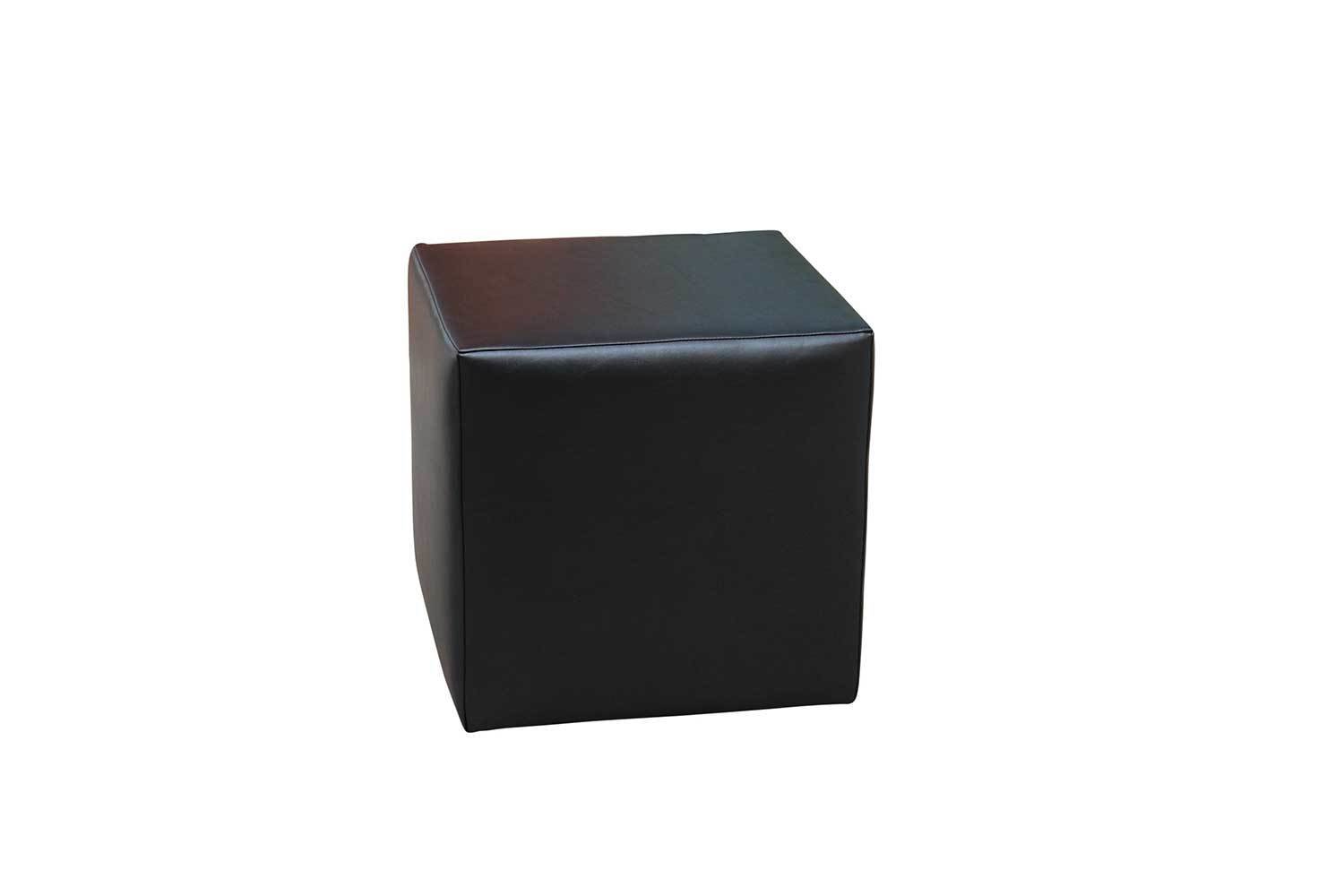 Gunmetal Cube Ottoman 1204
