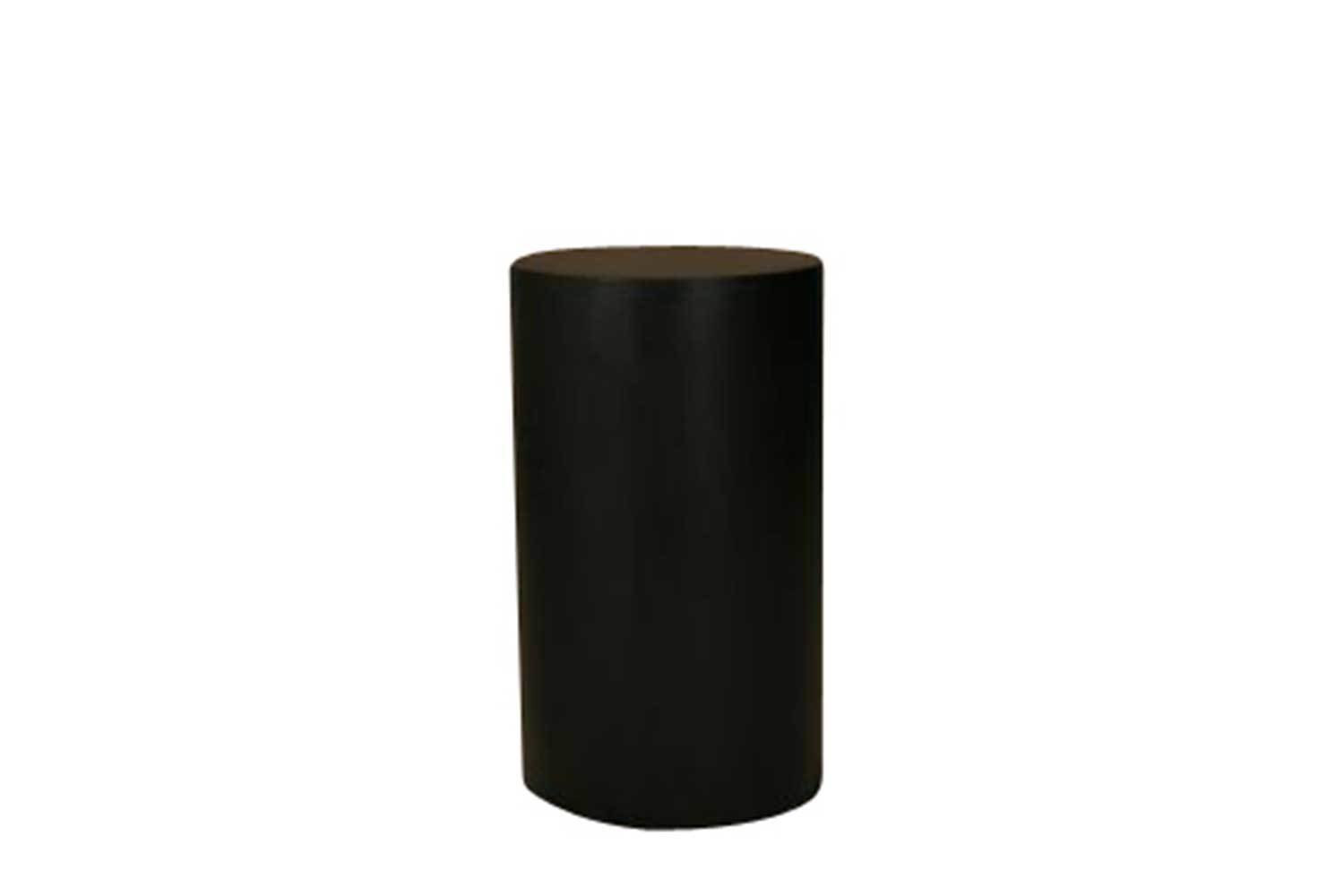 24x30 Black Round Pedestal 2602
