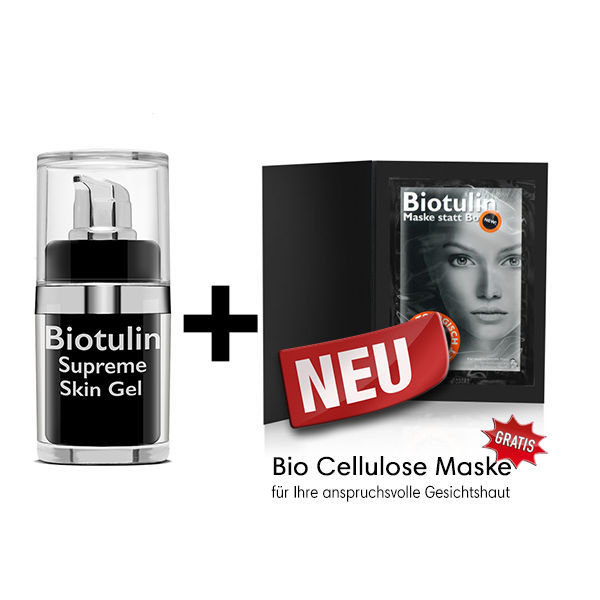 Biotulin Supreme Skin Gel 15 ml* & Bio Cellulose Maske BIO00013