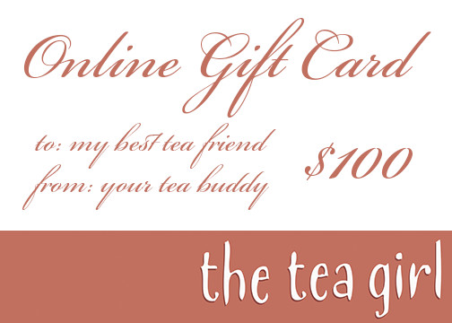 Online Tea Girl Gift Certificates Online Tea Girl Gift Certificates