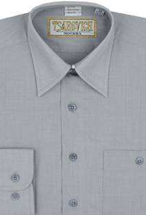 Сорочка мальчик, длинный рукав, св. серый. Артикул: 17 Pale Grey BS17