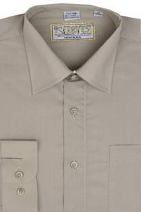 Сорочка мальчик, длинный рукав, хаки. Артикул: 401 New Khaki BS401