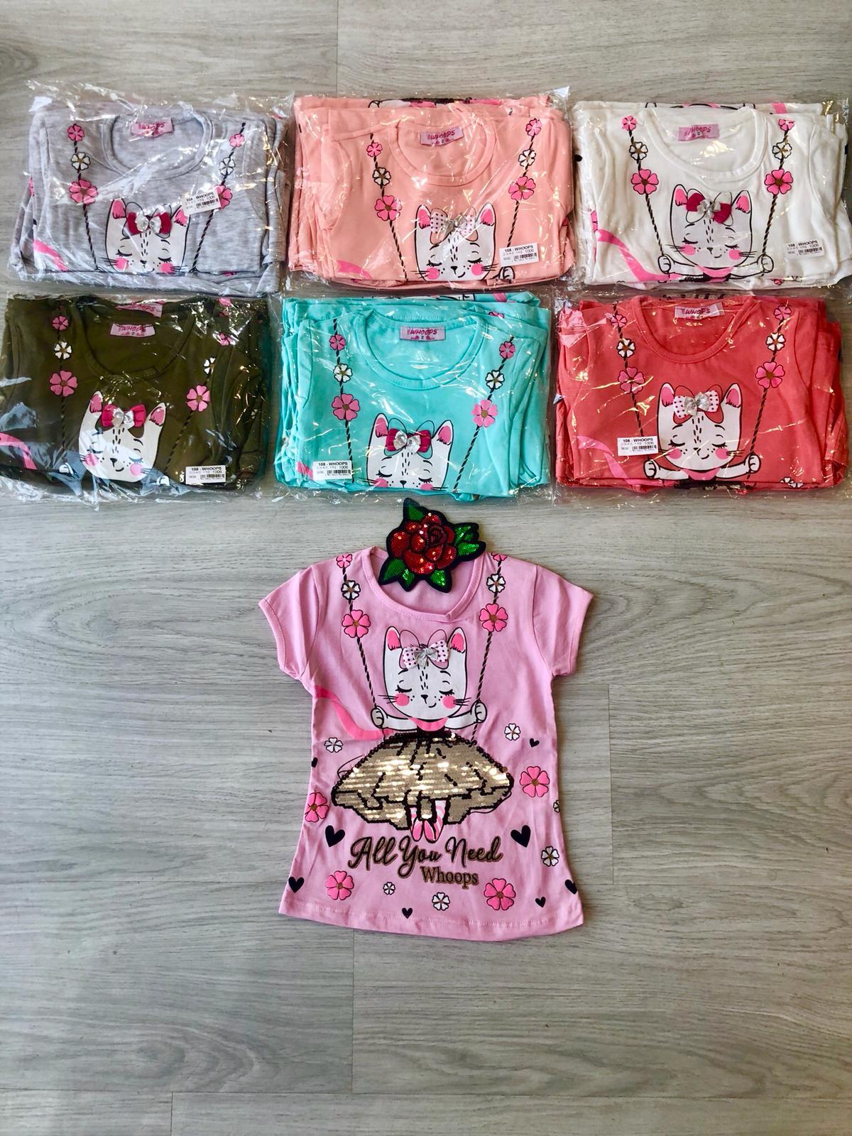 Футболка для девочки ALL108