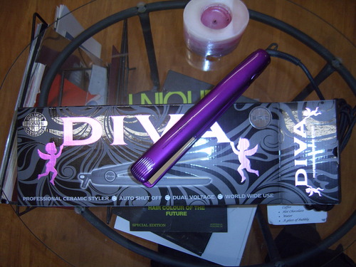 Diva Hair Straighteners Purple