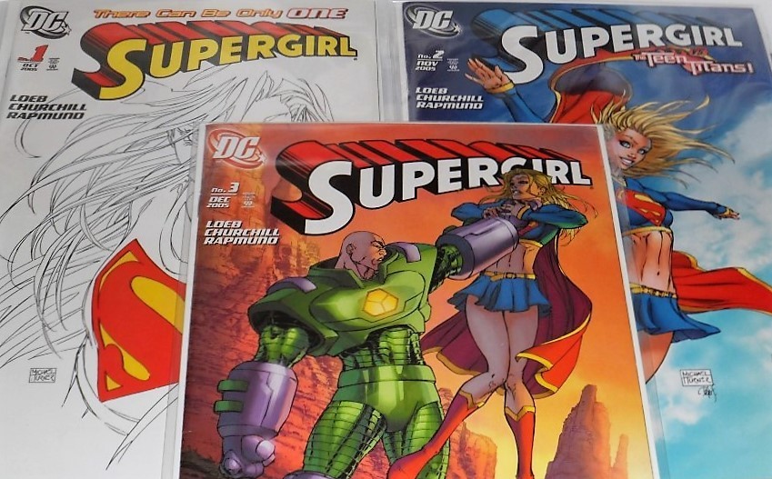 Supergirl Comic Book Set Of Three 2005 - 