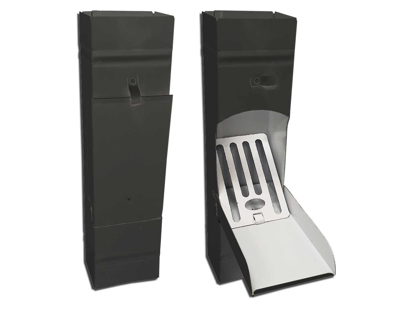 Plain Square Kynar Steel Downspout Cleanout K&M Supply