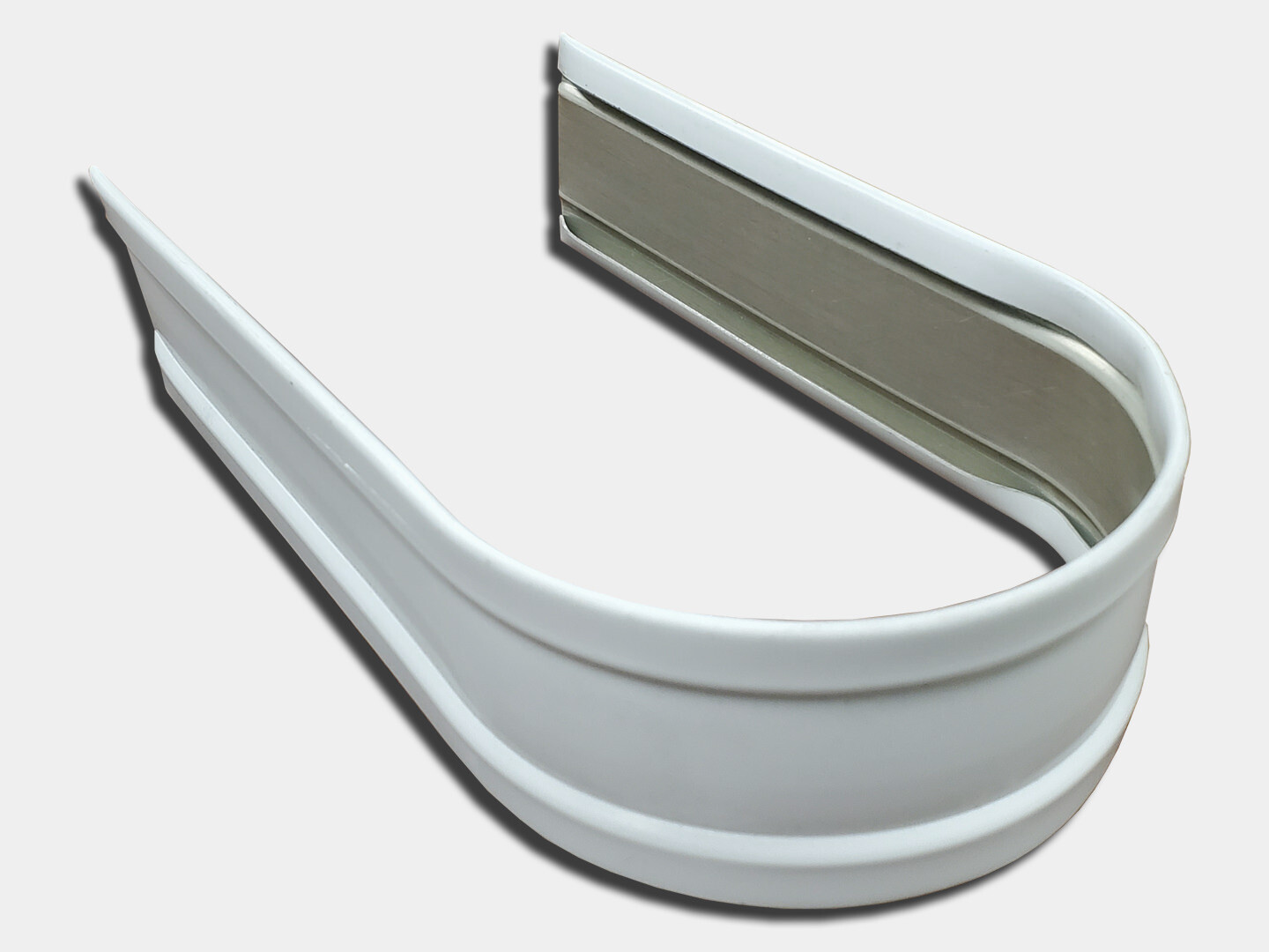 Plain Round Aluminum Downspout Strap for Wall K&M Shop K&M Sheet