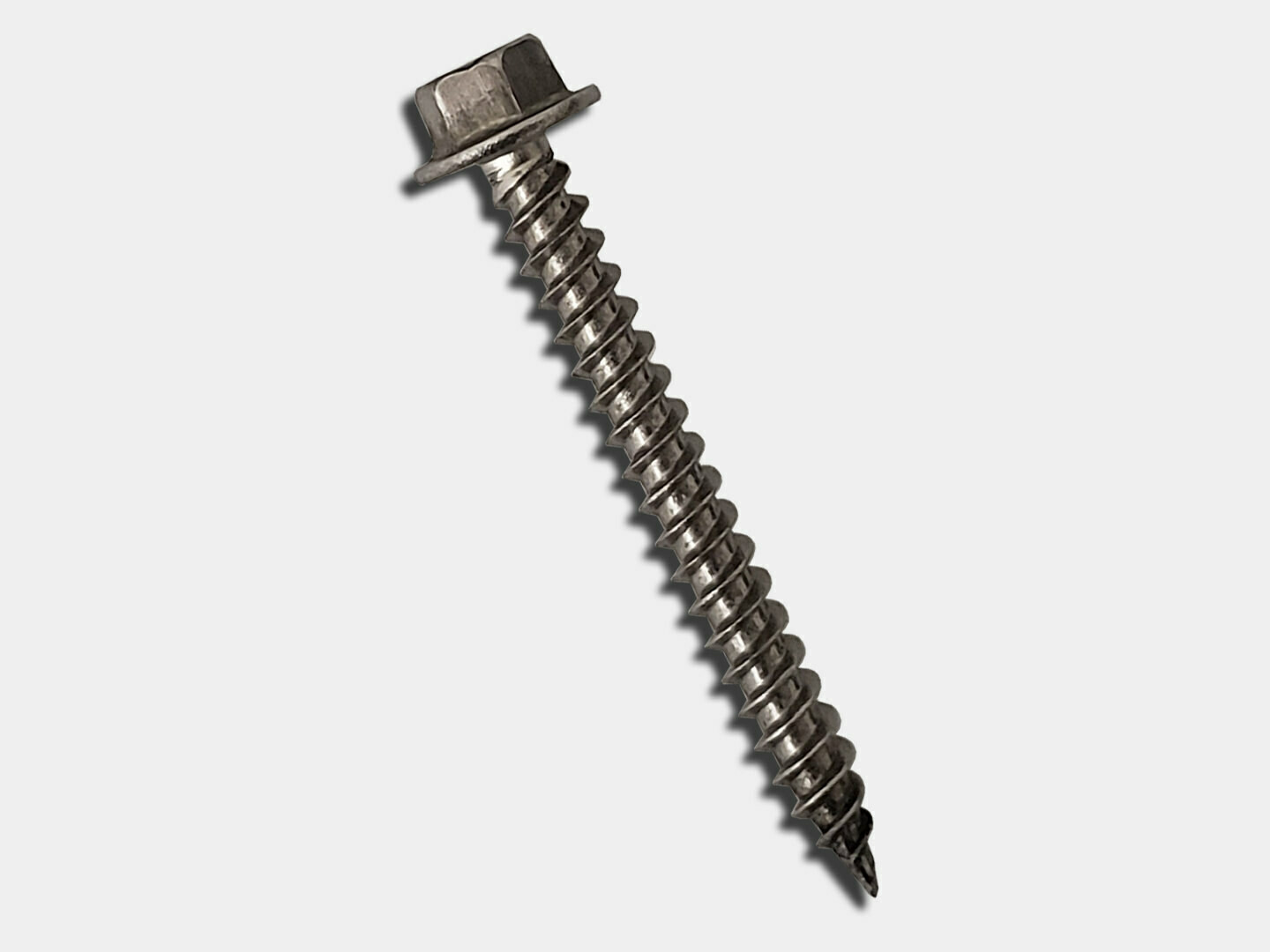 Stainless Steel 9 Hex Head Flange Sharp Wood Screw K&M Shop K&M